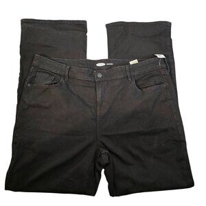 Old Navy Womens Black Flare Jeans NWT Mid-Rise Stretch Size 18 JJ3856